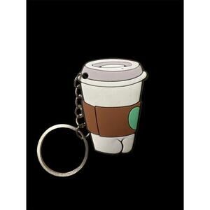Butts On‎ Things Keychain Flexible. Coffee Cup